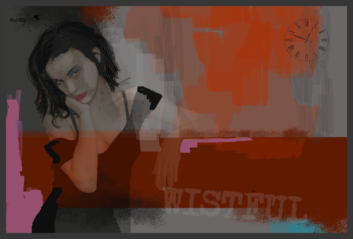 Organic Abstract Painting By Joe Mcharg, 59 X 38, Wistful, Original Artwork