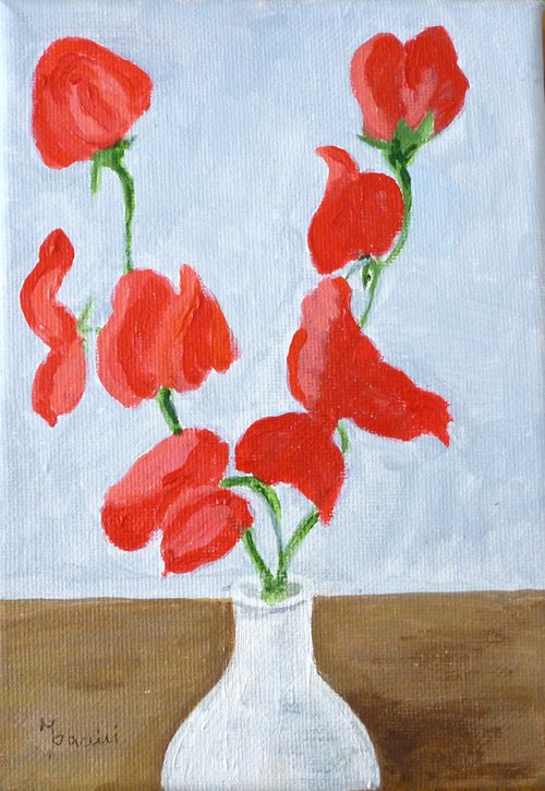 More Sweet Peas by Maddalena Pacini
