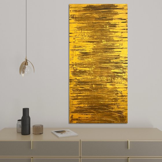 Golden Fire 50x100x2 cm