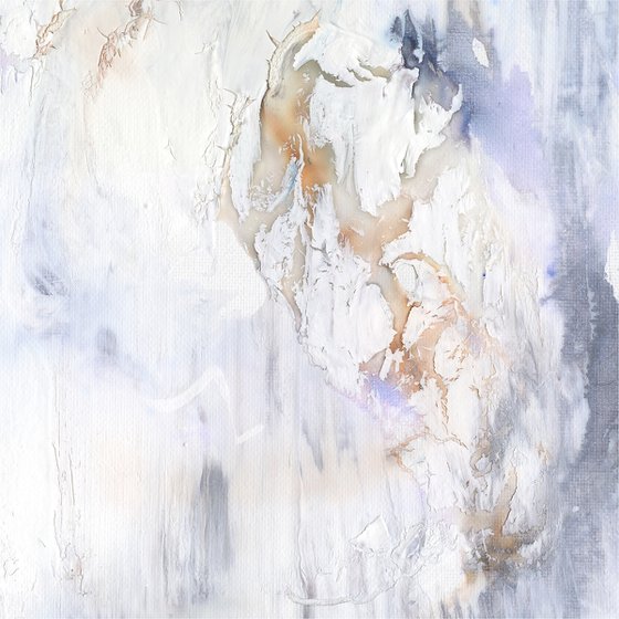 Mystical Moments 5 - Textural Abstract Painting  by Kathy Morton Stanion