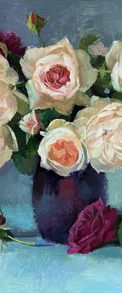 Austin Roses #5 by Ling Strube