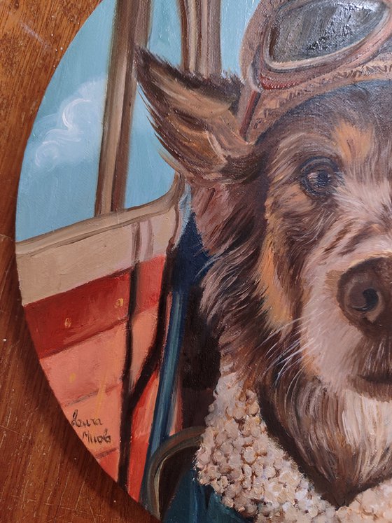 My little friend in flight