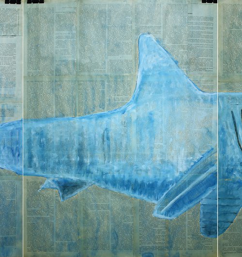Shark. (triptych) by Marat Cherny