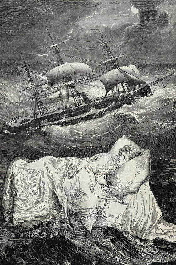Ocean cruising on RMS Lusitania