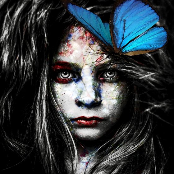 Girl with Butterfly