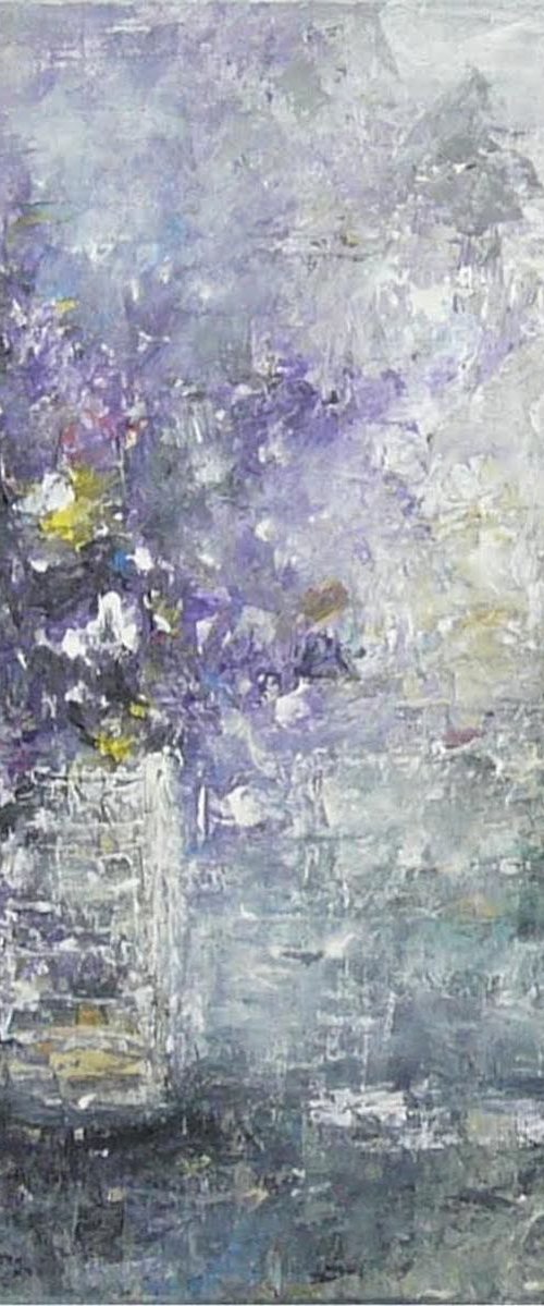Lilac Flowers by Kalpana Soanes