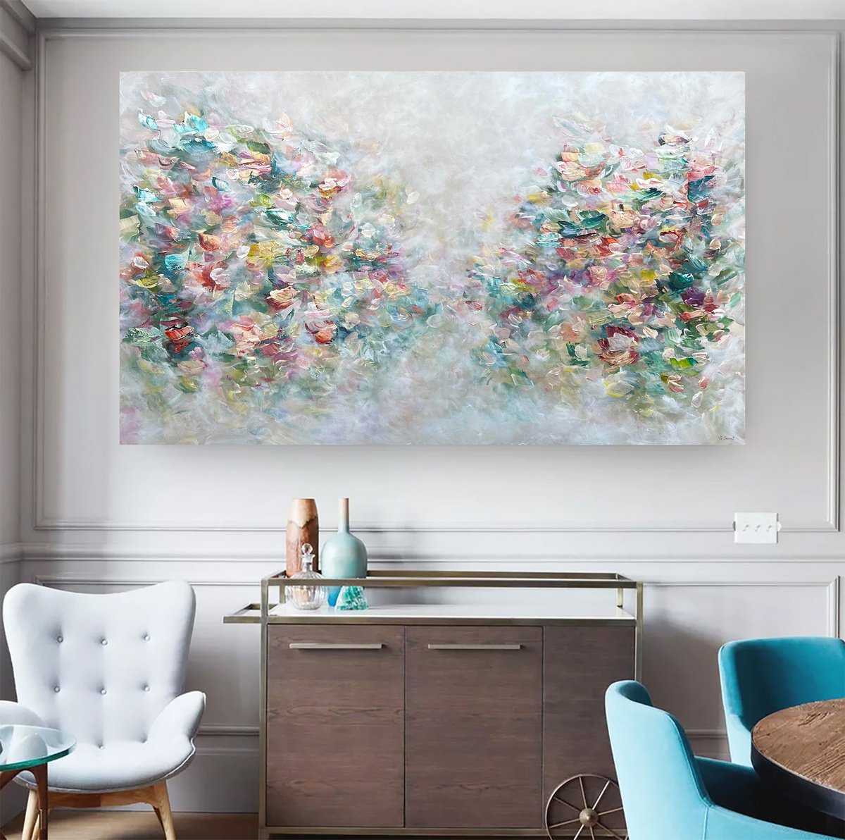  Soul Garden By Ve Boisvert, 60 X 36, Artwork For Sale On Artfinder