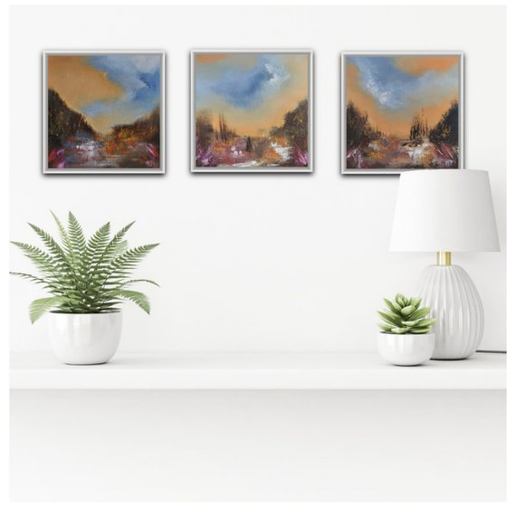 Golden haze I, II, III