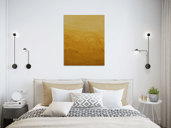 Honeycomb - Modern Yellow Abstract