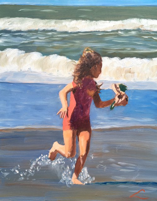 Running from the wave 3 by Elena Sokolova