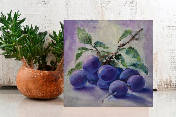 Plums Painting