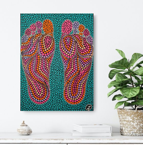 Psychedelic Footprints