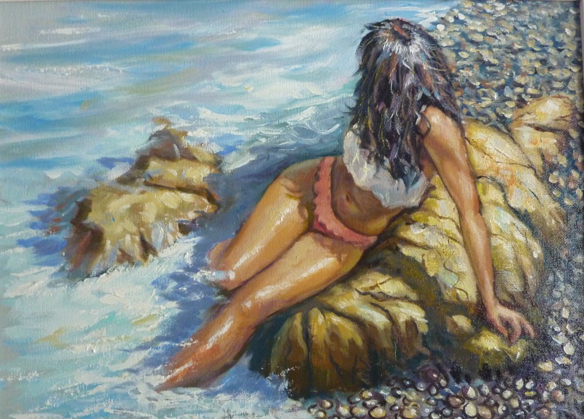 Mermaid Rock by Martin J Leighton