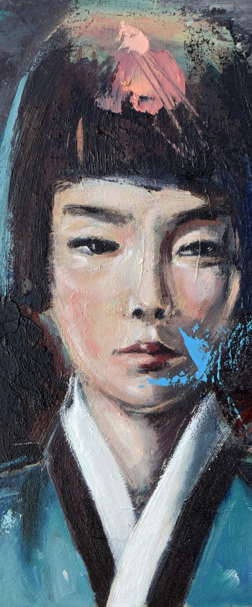 The little Korean girl (L'une 32) by Catalin Ilinca