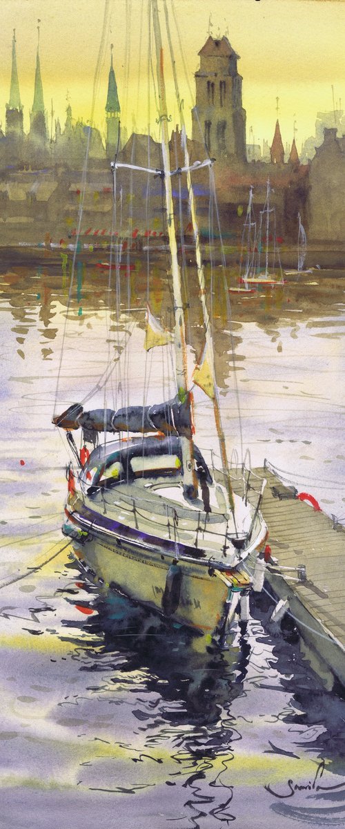 Yacht against the Past by Samira Yanushkova