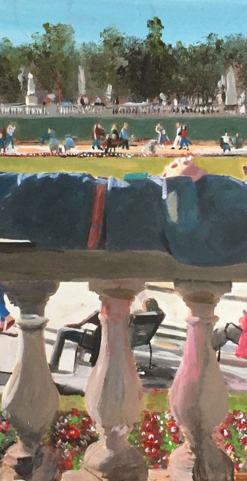 Paris, Lazy Saturday in the Luxembourg Gardens by Andrew  Reid Wildman