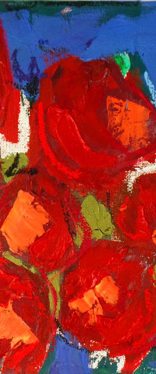 Red Roses by Irene Wilkes