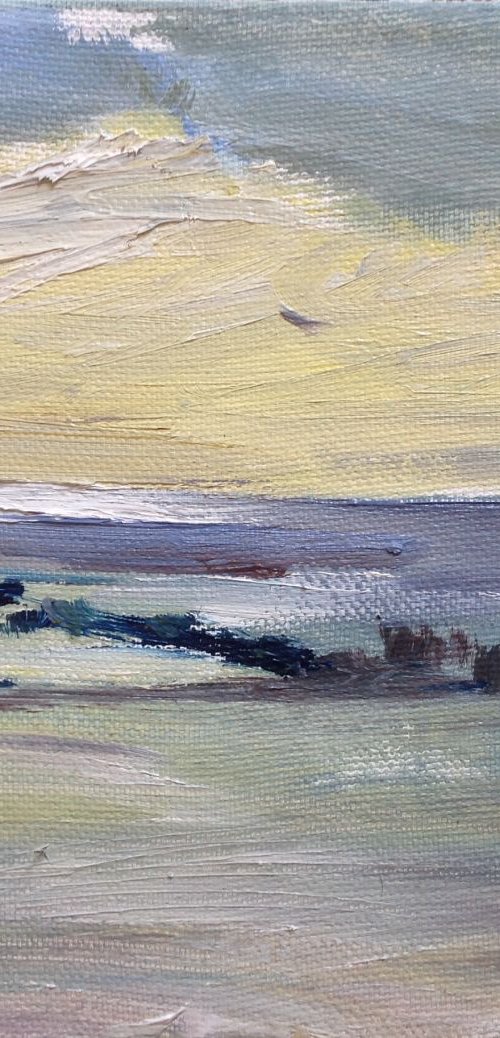 sunrise over the sea by Nataliia Nosyk
