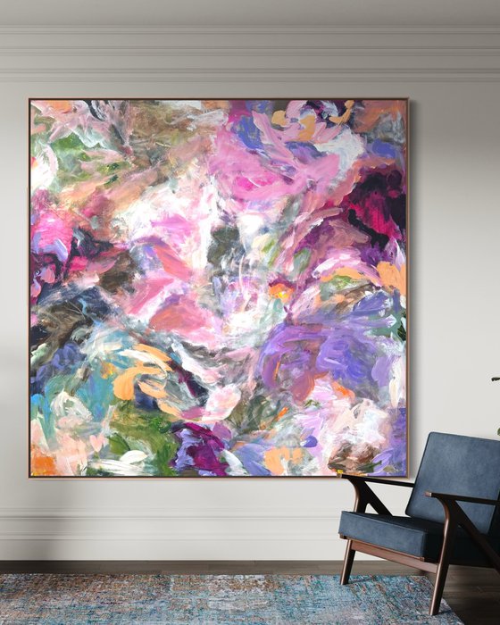 Pink galaxy