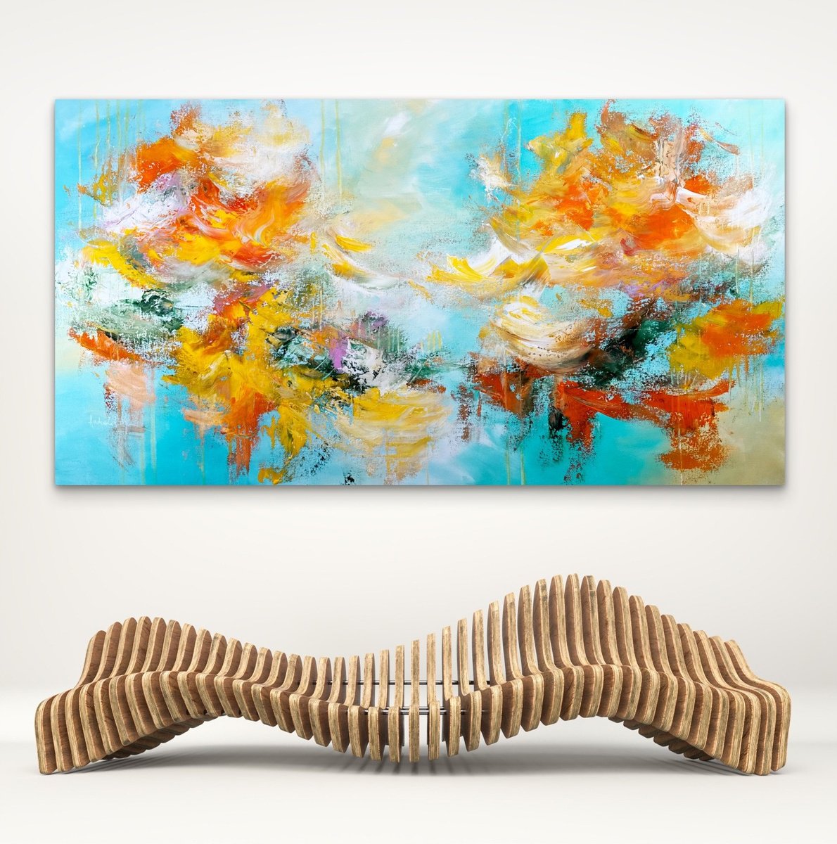  A Playful Dance By Andrada Anghel, 60 X 30, Artwork For Sale On Artfinder