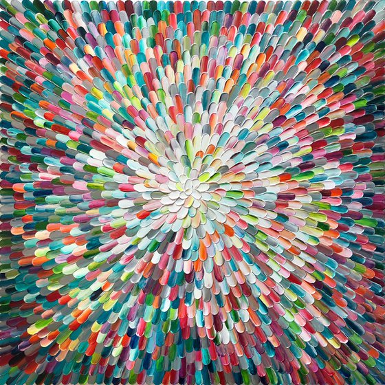 ‘Sanctum universum II' - 40x40" - COMMISSION