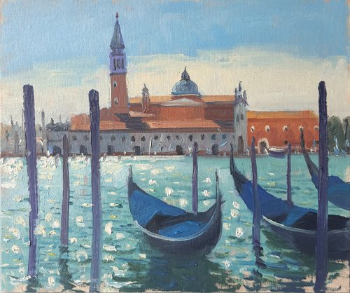 Venice San Giorgio by Roberto Ponte