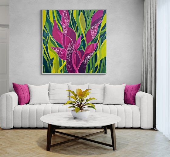 Tropical Leaves Dance #1