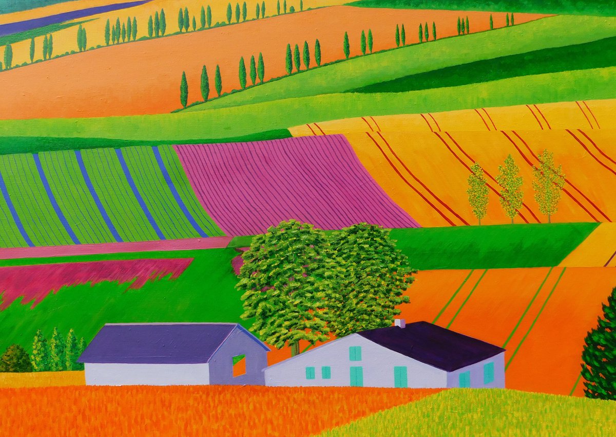 Summer, le Gers, France no.2 by Ruth Cowell