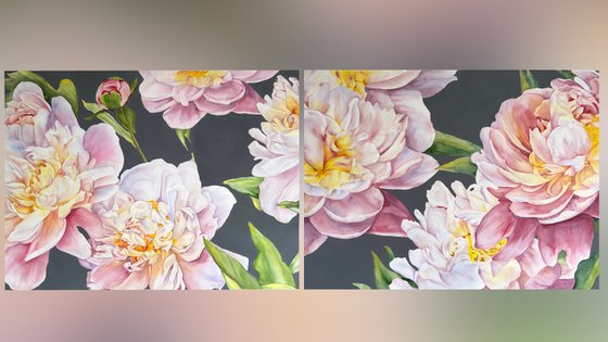 Inner Gardens Diptych