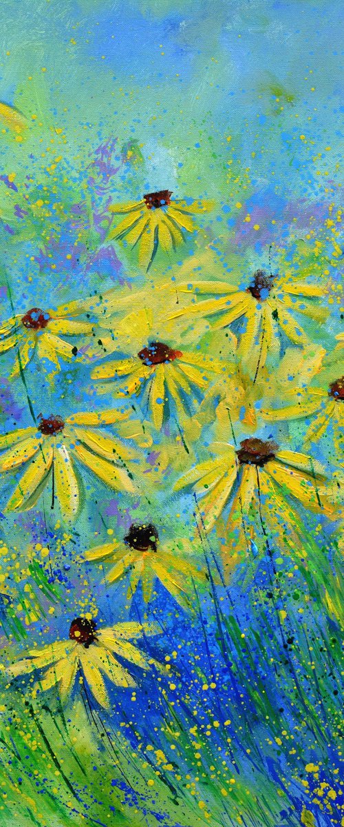 Garden flowers by Pol Henry Ledent