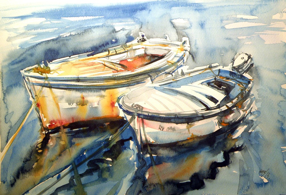 Boats by Kovacs Anna Brigitta