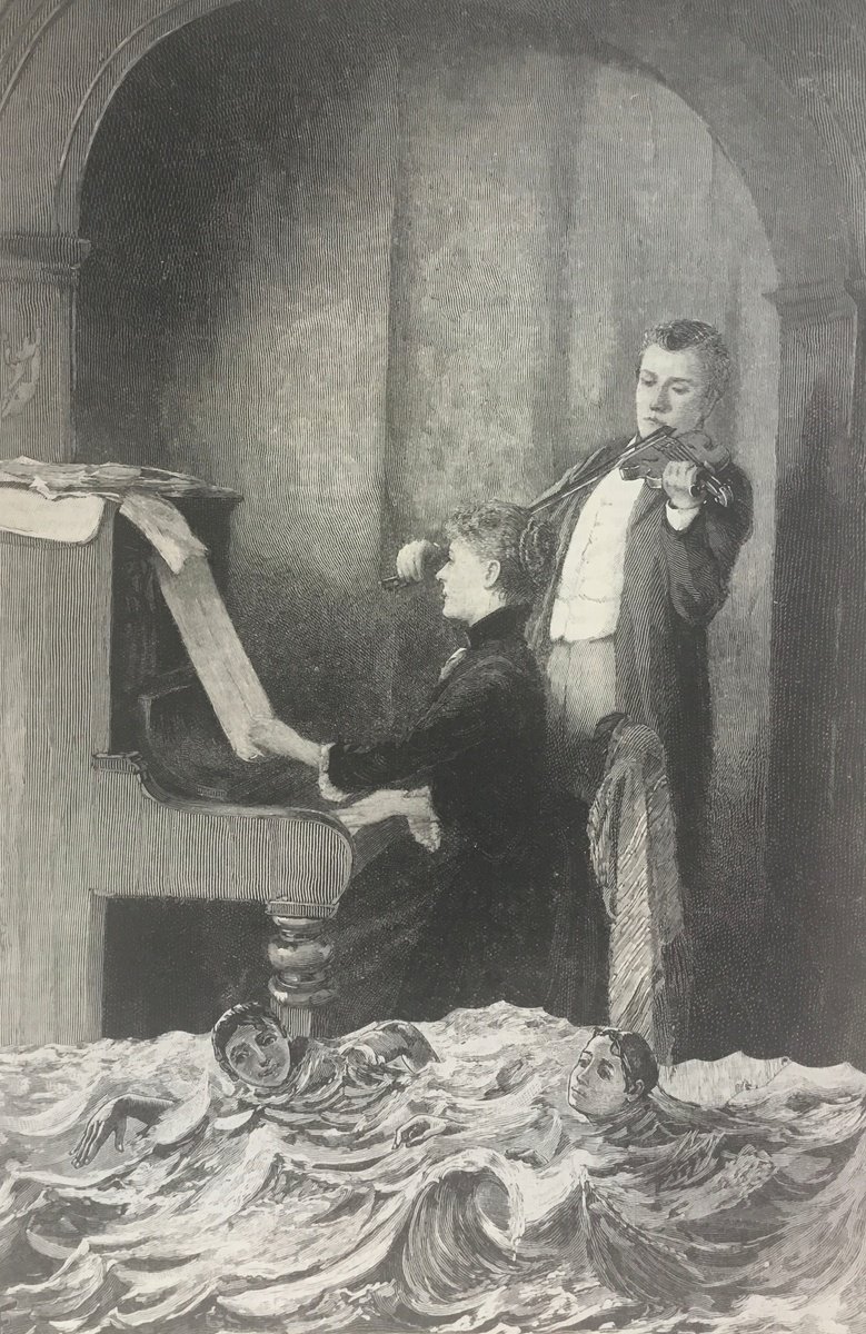 Surrealistic Portrait Collage By Tudor Evans, 6 X 9", Out At Sea, Original Artwork