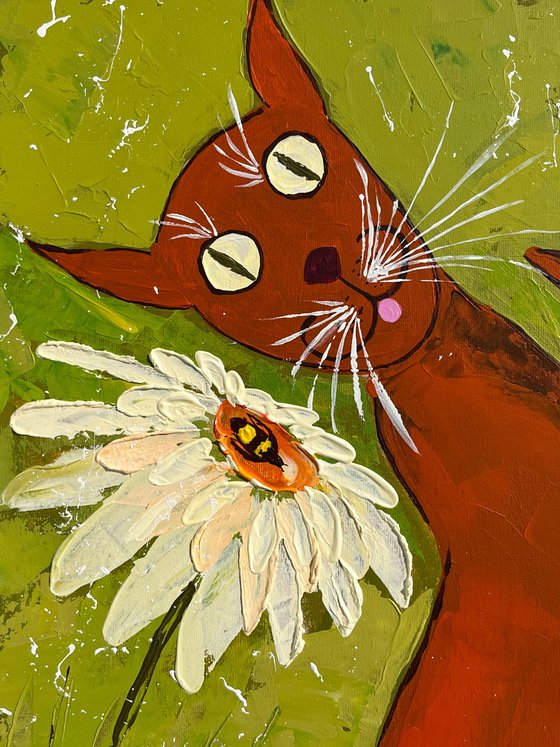 Cat Original Painting