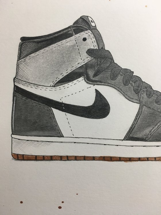 Jordan air trainer drawing