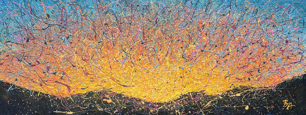  The Silent Vow Of First Light By Bogdana Antoniuk, 63 X 24, Artwork For Sale On Artfinder