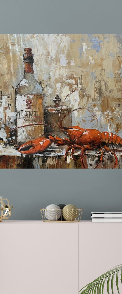 Luxury lunch break.Lobster. by Vita Schagen