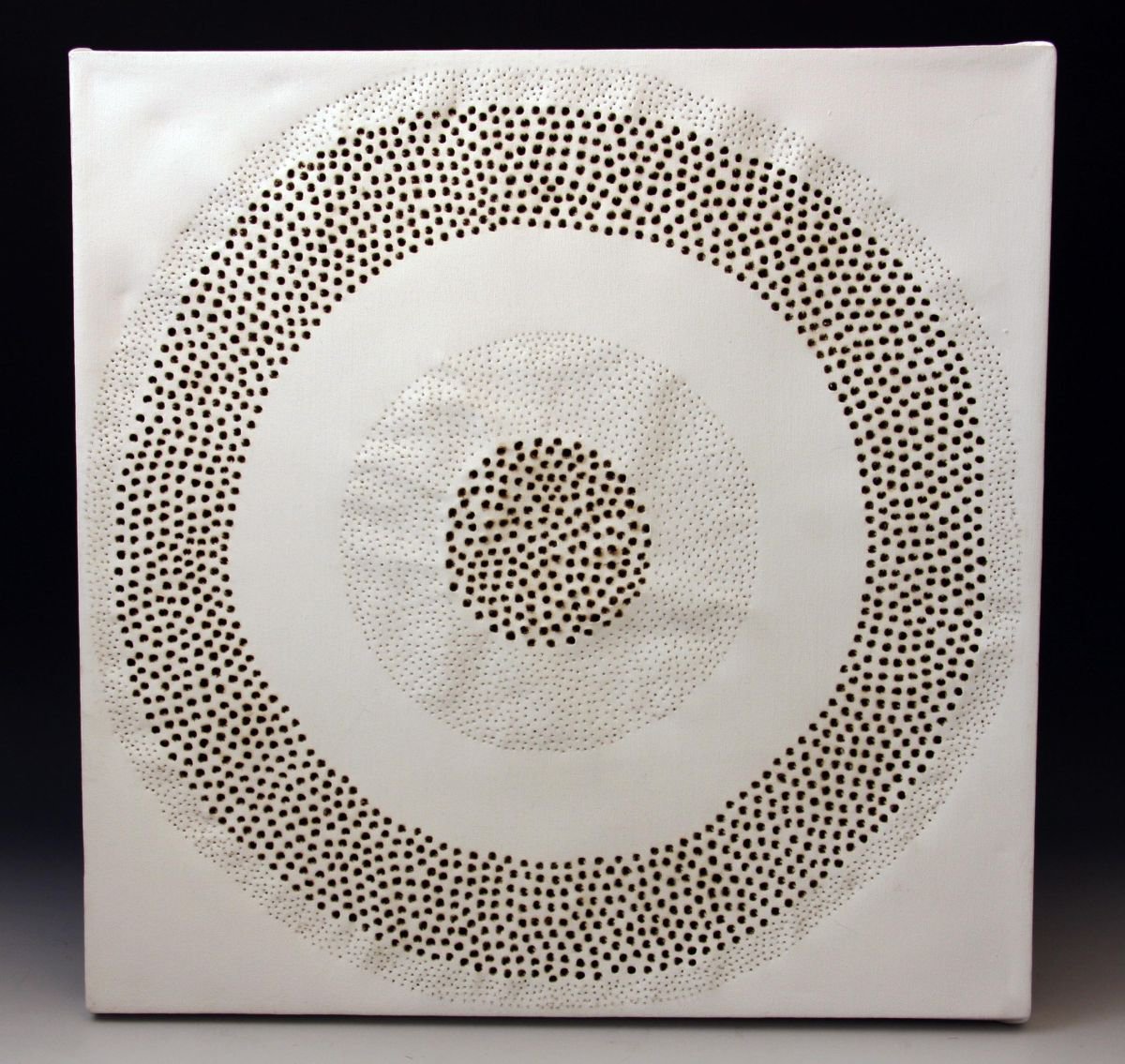 White Burn Circle by Laura Grace