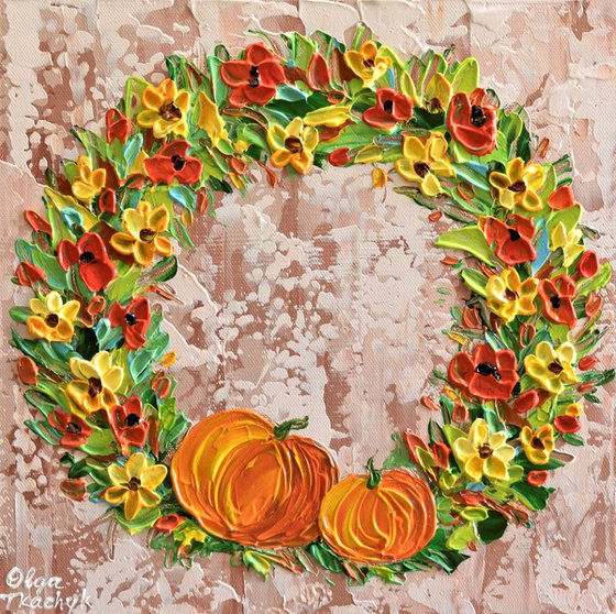 Pumpking Wreath