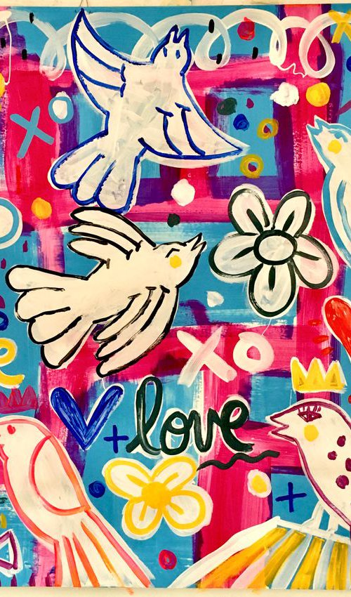 Happiness flying by Mercedes Lagunas