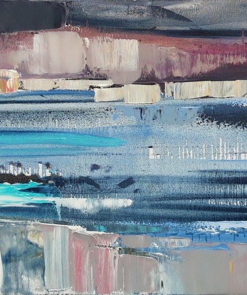 Winter lake by Lesya Ros