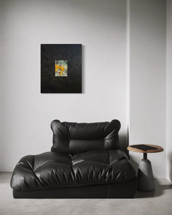 Light sprouting from darkness. Diptych