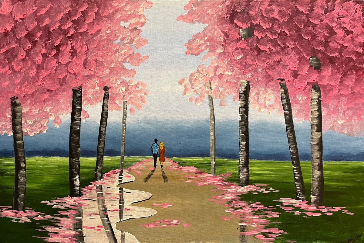 Blissful Blossom Tree Walk by Aisha Haider