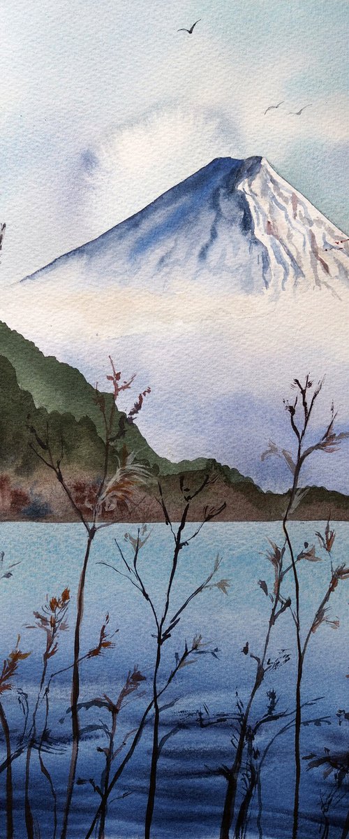 Mt Fuji by Delnara El