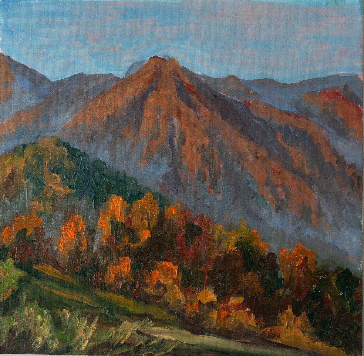 Autumn in the mountains by Maria Chernobrovkina