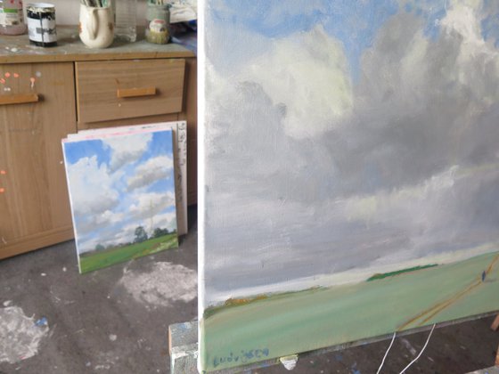 Clouds above the Wolds