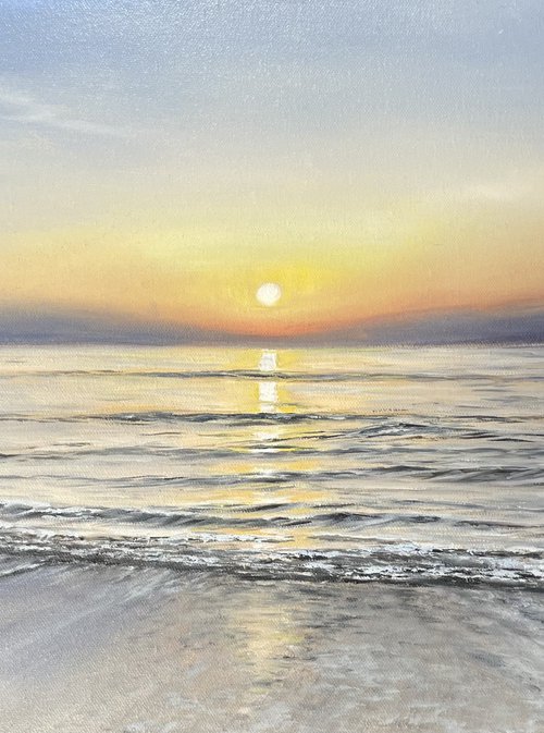 OCEAN SUNSET by Aflatun Israilov