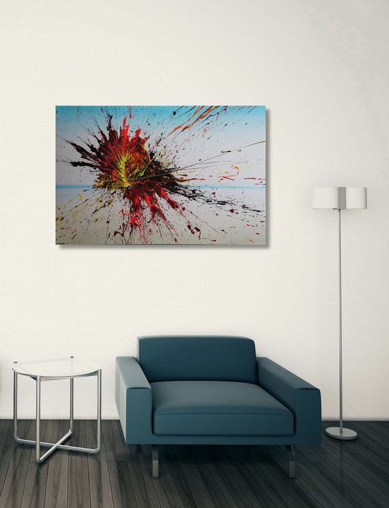 Raw Vehemence (Spirits Of Skies 096079) (120 x 80 cm) XXL (48 x 32 inches)