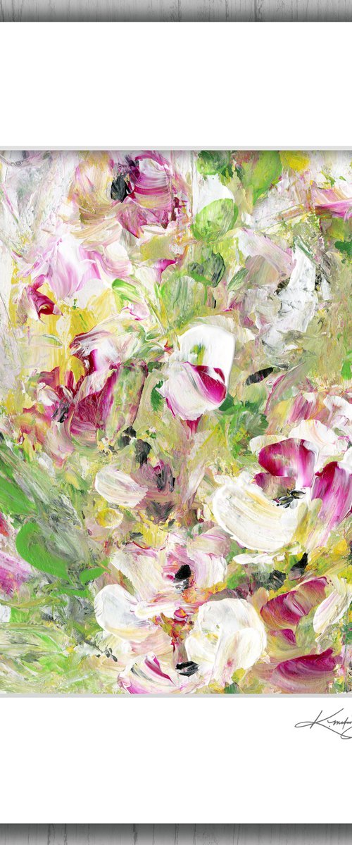 Floral Fall 24 - Floral Abstract Painting by Kathy Morton Stanion by Kathy Morton Stanion