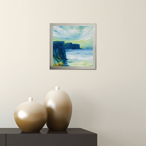 Blue Cliffs Seascape