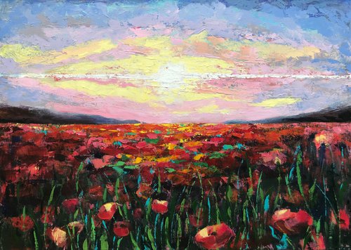 Poppy field by Julie Stepanova